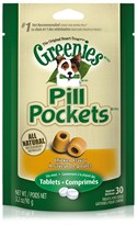 Pill Pockets SMALL Dog 3.5 oz (30 Chicken pockets)