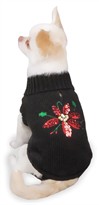 Zack & Zoey Poinsettia Sweaters Black - S/M (14")