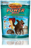 Zuke's Power Bones Natural Endurance Treats For Dogs - BEEF (6 oz)