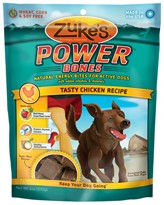 Zuke's Power Bones Natural Endurance Treats For Dogs - CHICKEN (6 oz)