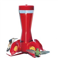 Perky Pet Pinch Waist Glass Hummingbird Feeder (8 oz capacity)