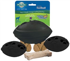 Premier Busy Buddy Rubber Football - Extreme Black