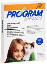 6 MONTH PROGRAM Orange: For cats up to 10 lbs