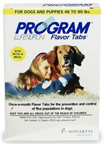 6 MONTH PROGRAM White: For Dogs 46-90 lbs