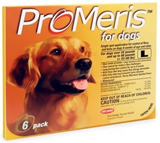 6 Pack ProMeris for  Dogs 55 - 88 lbs