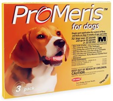 3 Pack ProMeris for  Dogs  22 - 55 lbs