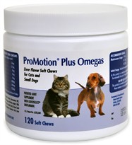 Promotion Plus Omegas Soft Chews - Cats & Small Dogs (120 ct)