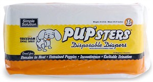 PUP'sters Disposable Diapers L (12 Diapers)