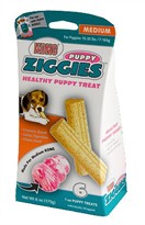 Kong Puppy Ziggies 6 Pack - Medium