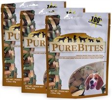 PureBites Trail Mix Freeze-Dried Treats for Dogs - 3 PACK