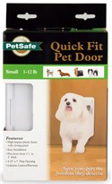 Petsafe - Quick Fit Pet Door - Small White