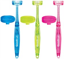 Bamboo Quadbrush for Cats with Holder - Assorted