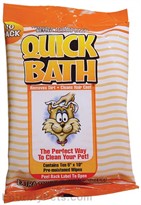 Quick Bath Wipes for Cats - Small (10 Count)