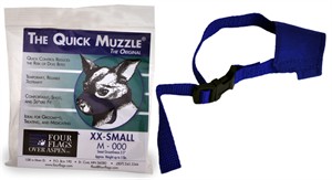 Nylon Quick Muzzle The Original for Dogs XXSmall