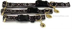 Premier Quick Snap Collars - SILVER & BLACK 