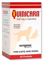 Quinicarn L-Carnitine Natural Chicken Flavor 250mg (30 packets)