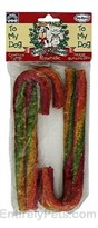 Munchy Rawhide Candy Canes 4-PACK (8 in)