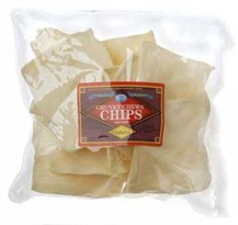 Chunky Chews Natural Rawhide Chips 4x4" (16 oz)