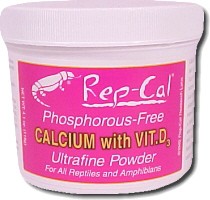 Rep-Cal Calcium with Vitamin D3 (4.1 oz) Ultrafine Powder