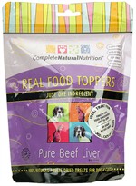 Real Food Toppers Pure Beef Liver (4 oz)