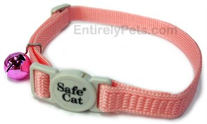 Safety First Break-Away Cat Collars - PINK