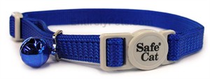 Safety First Break-Away Cat Collars - BLUE