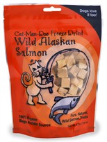 Cat-Man-Doo Freeze Dried Wild Alaskan Salmon Cubes (2 oz)