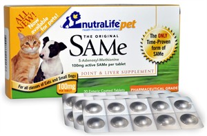 NutraLife Pet SAMe 100mg (30 tablets)