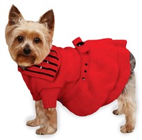 East Side Collection Scarlet Knit Dresses Red - S (12")