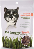 Pet Greens Semi-Moist Cat Treats Savory Salmon (3 oz)