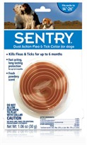 Sentry Dual Action Flea & Tick Collar Dogs (fits 14"-26" neck))