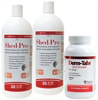 2 Pack Shed Pro (48 oz) with Derm Tabs ES (60 tables)