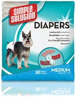 Simple Solution Disposable Diapers Medium (30 pack)