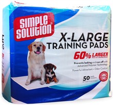 Simple Solution Training Pads - Extra Large (50 Pad Pack 28" x 30")
