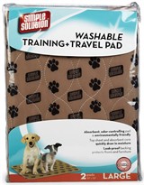Simple Solution Washable Training & Travel Pad - 2 Pad Pack (Large)