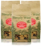 3-PACK Simply Wild Maple Glazed Bacon Dog Treats (3.3 lbs)