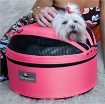 Meowme SleepyPod Mobile Pet Bed - Blossom Pink (Medium)