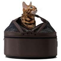Meowme SleepyPod Mobile Pet Bed - Dark Chocolate (Medium)