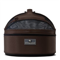 Meowme SleepyPod Mobile Pet Bed - Dark Chocolate (Mini)