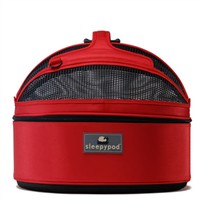 Meowme SleepyPod Mobile Pet Bed - Strawberry Red (Mini)