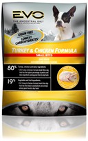 EVO Small Bite Turkey and Chicken Dry Dog Food (6.6 lb)