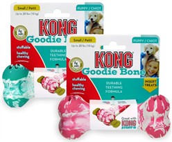 Small Puppy Kong Goodie Bone (Assorted Colors)