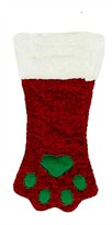 Plush Puppies Red Holiday Stocking - Small