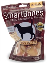 SmartBones Small Peanut Butter Chews (6 pack)