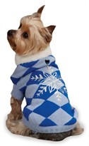 East Side Collection Snowflake Snuggler Sweaters Blue - XXS (8")