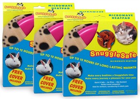 3-PACK SnuggleSafe Microwave Heat Pad