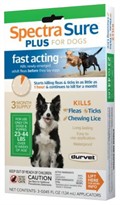 3 MONTH Spectra Sure Plus for Dogs 23-44 lbs