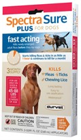 3 MONTH Spectra Sure Plus IGR for Dogs 45-88 lbs