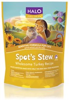 HALO Spot's Stew Wholesome Turkey Dry Sensitive Cat Food (6 lb)