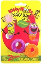 Fat Cat Springy Worms Catnip Toy